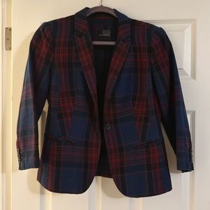 The Limited Plaid Blazer
